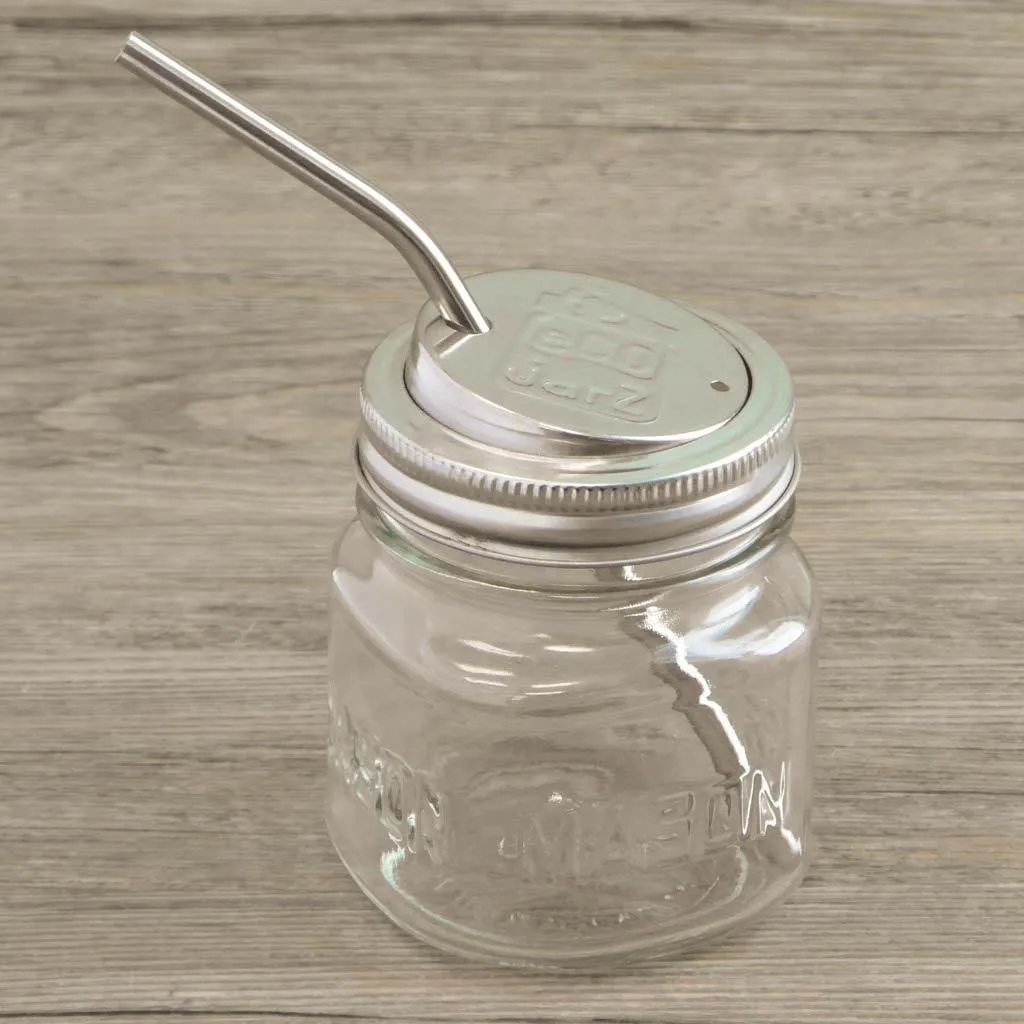 EcoJarz Stainless Steel Drinking Jar Lid Small Mouth