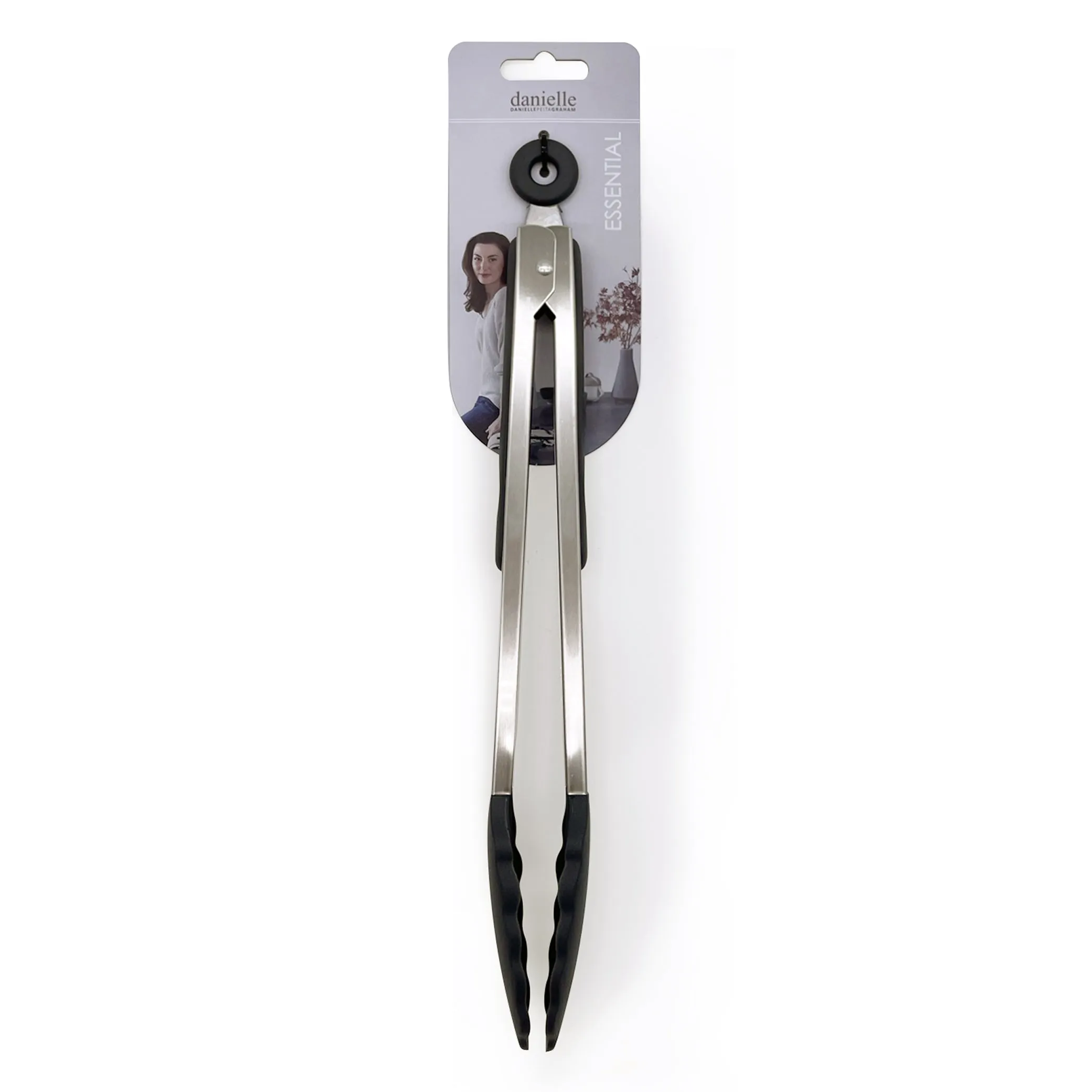 Essential Kitchen Utensils - Silicone Food Tongs (Large)