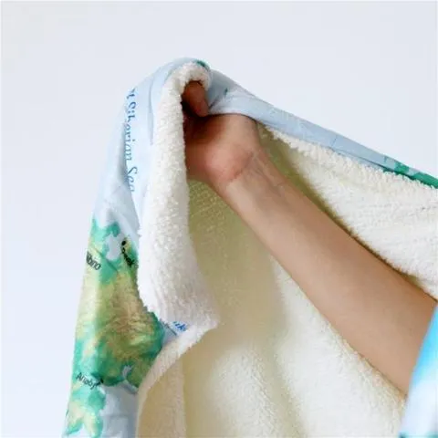 Flip Flops on the Beach Cozy Hooded Blanket