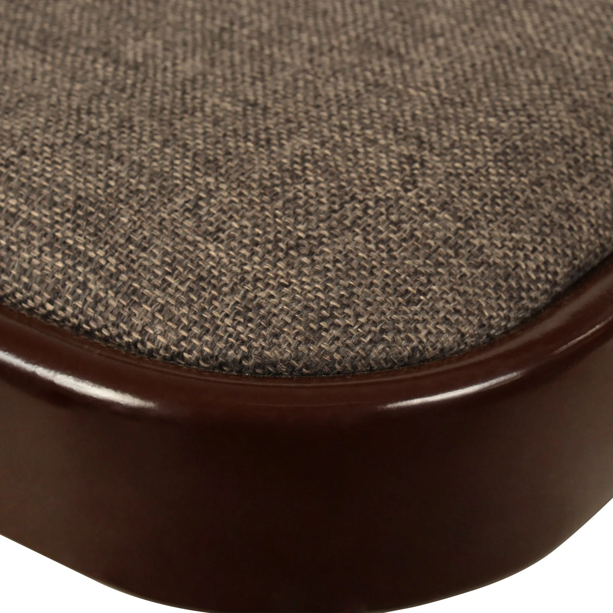 Folding Padded Brown Metal Chair
