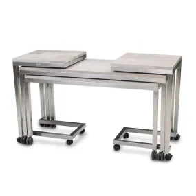 Forbes Industries 7401 30" Claremont Four Nesting Tables One Large Rectangle Table