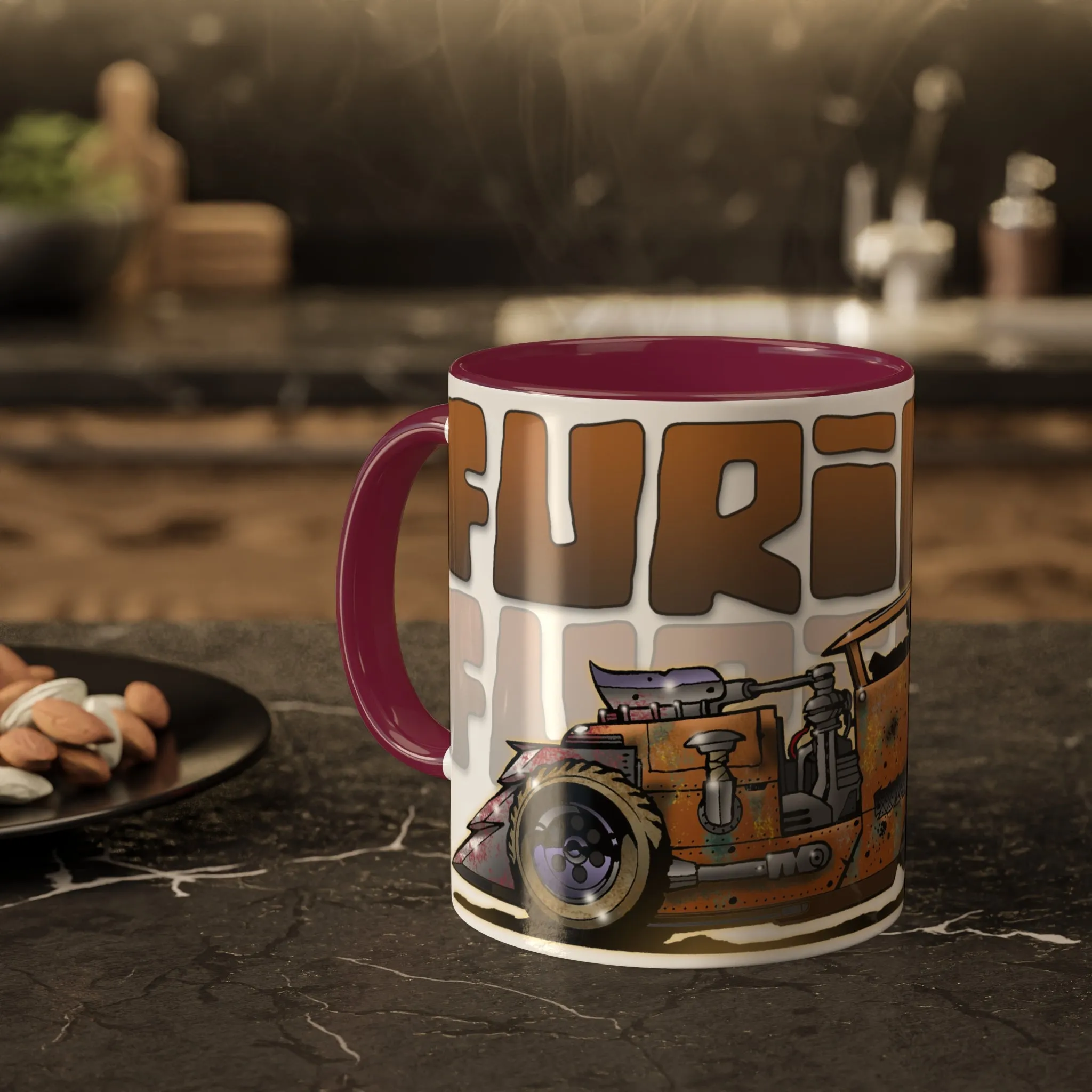 FURIOSA Mad Max Movie Car Hot Rod Coffee Mug 11oz