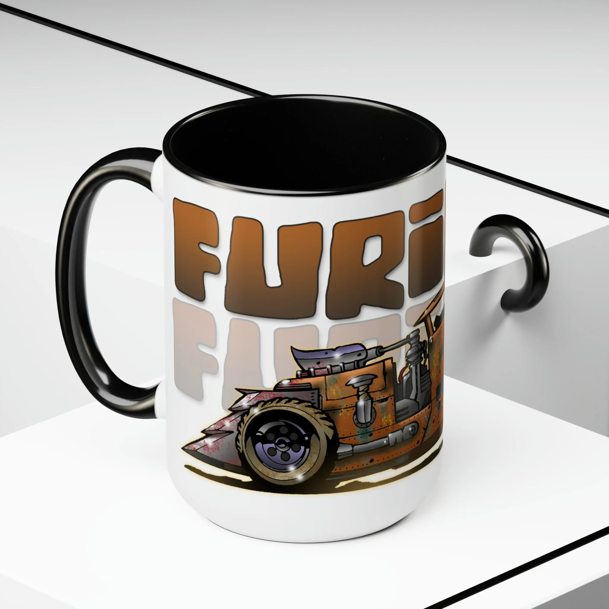 FURIOSA Mad Max Movie Car Hot Rod Coffee Mug 15oz