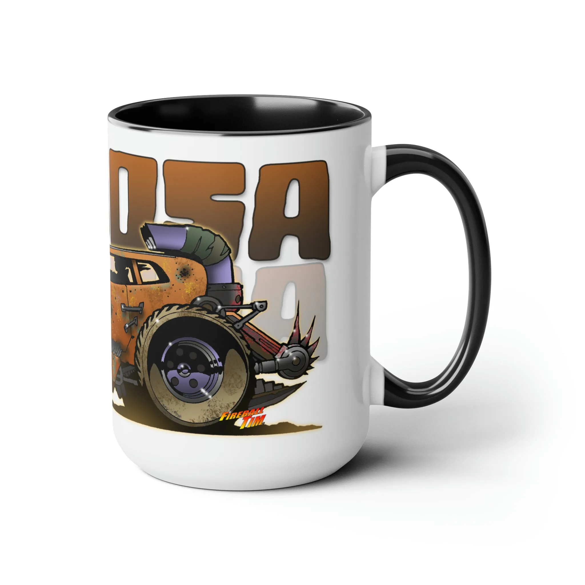 FURIOSA Mad Max Movie Car Hot Rod Coffee Mug 15oz