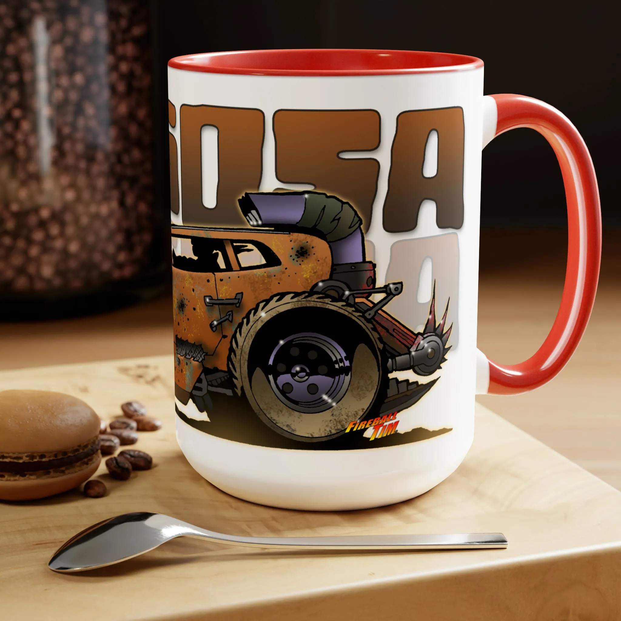 FURIOSA Mad Max Movie Car Hot Rod Coffee Mug 15oz