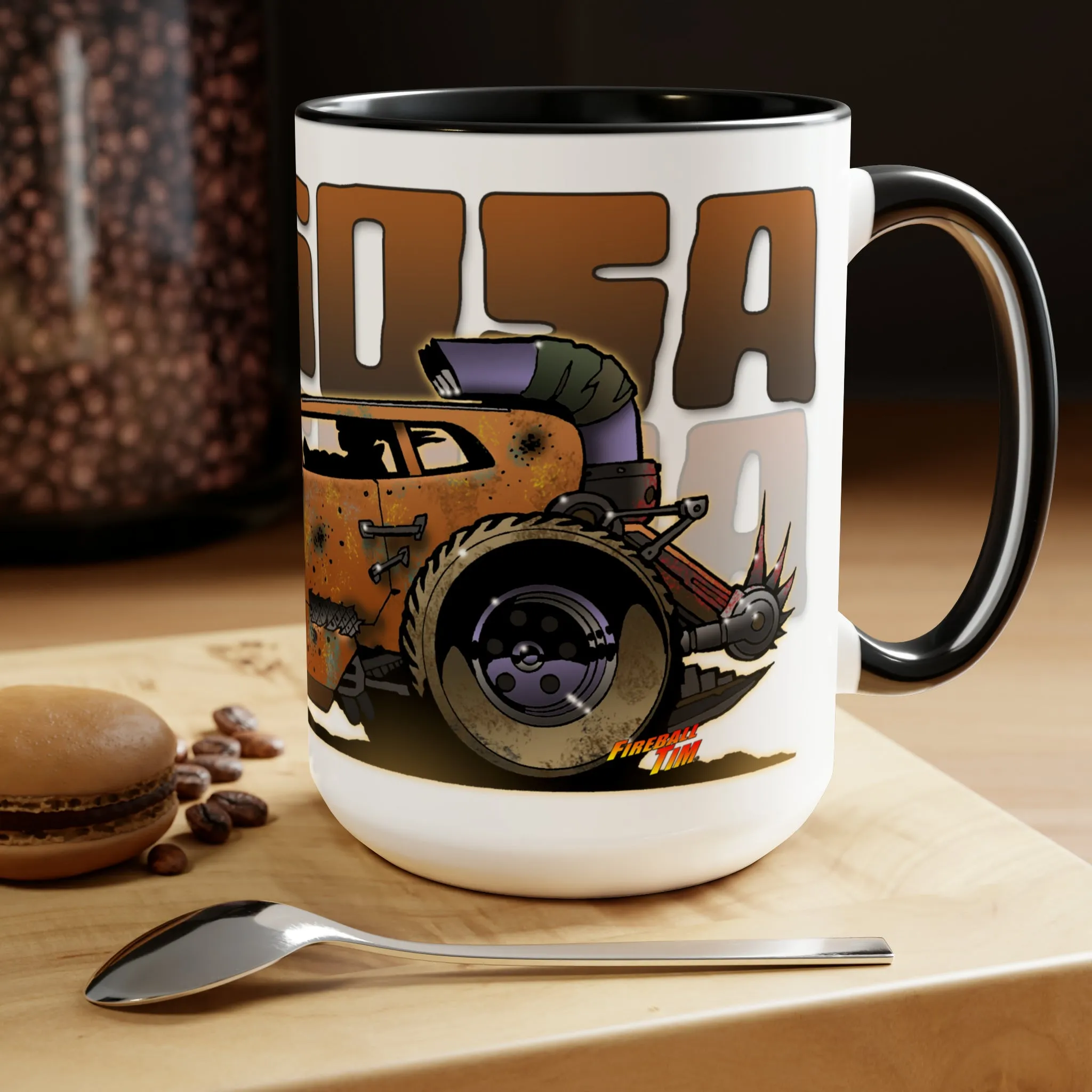 FURIOSA Mad Max Movie Car Hot Rod Coffee Mug 15oz