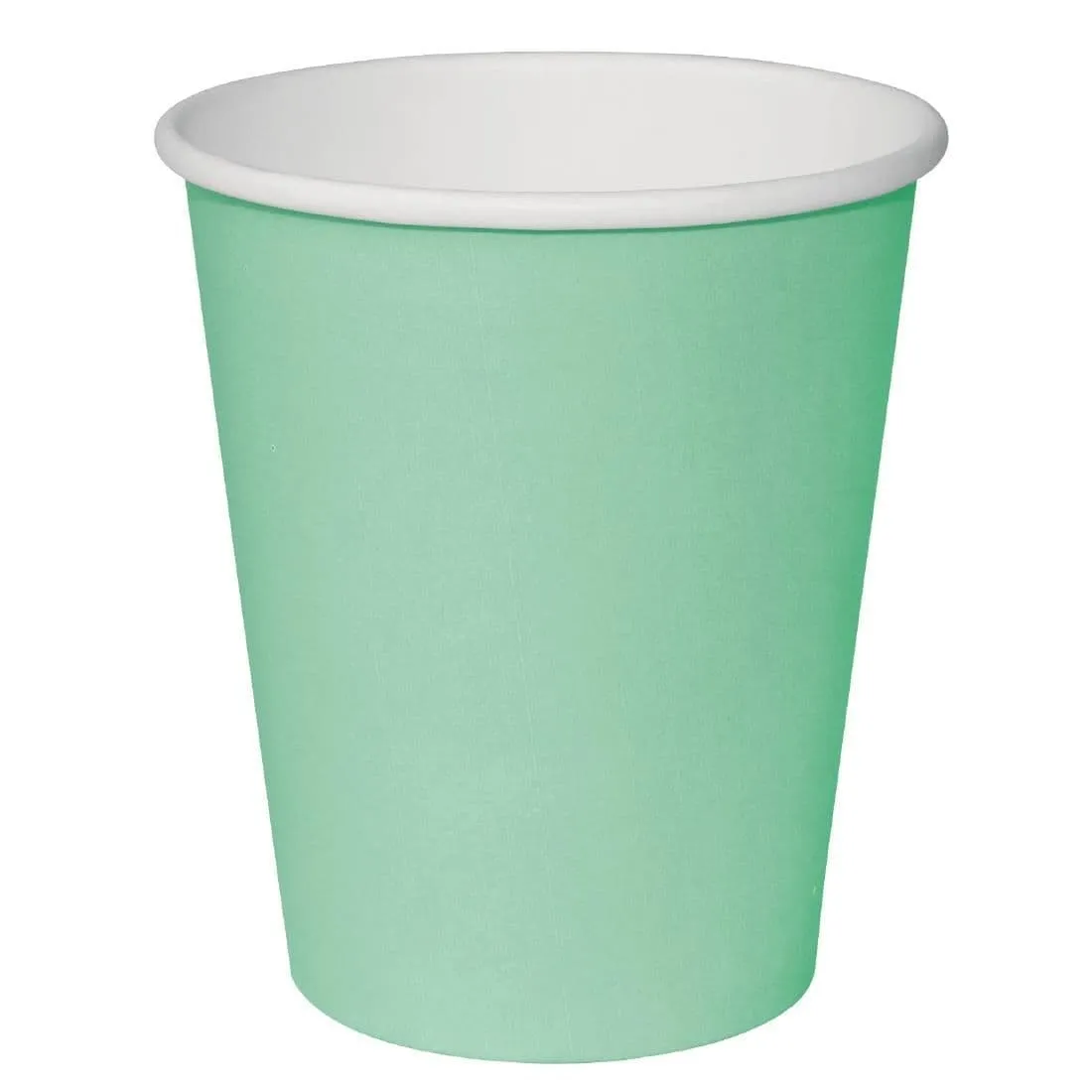 GP401 Fiesta Single Wall Takeaway Coffee Cups Turquoise 340ml / 12oz (Pack of 50)