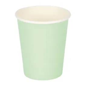 GP403 Fiesta Disposable Coffee Cups Single Wall Turquoise 225ml / 8oz (Pack of 1000)