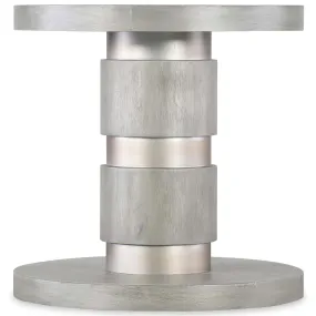 Guilded Accent Table, Gray
