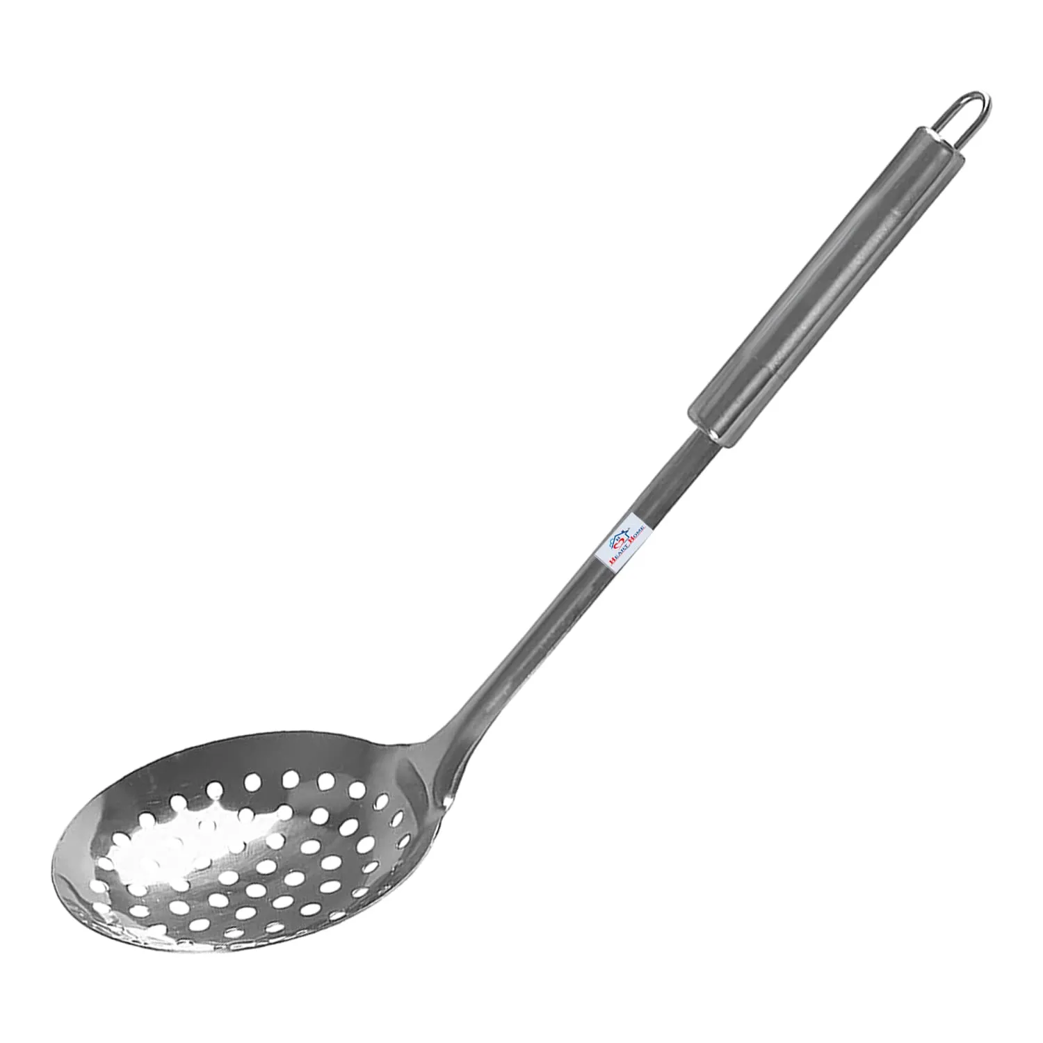 Heart Home Skimmer|Stainless Steel Cooking & Frying Chalni|Nonstick Jhar for Cooking Liquids|Lifting Cream|Pasta|Rice|11 cm (Silver)