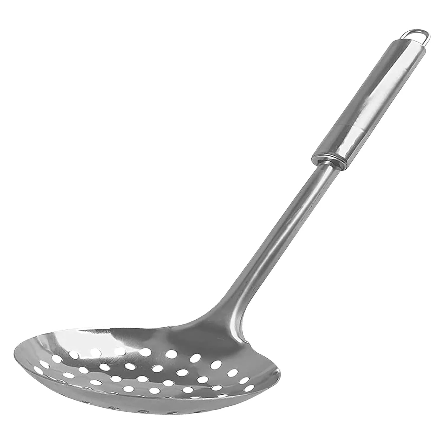 Heart Home Skimmer|Stainless Steel Cooking & Frying Chalni|Nonstick Jhar for Cooking Liquids|Lifting Cream|Pasta|Rice|11 cm (Silver)