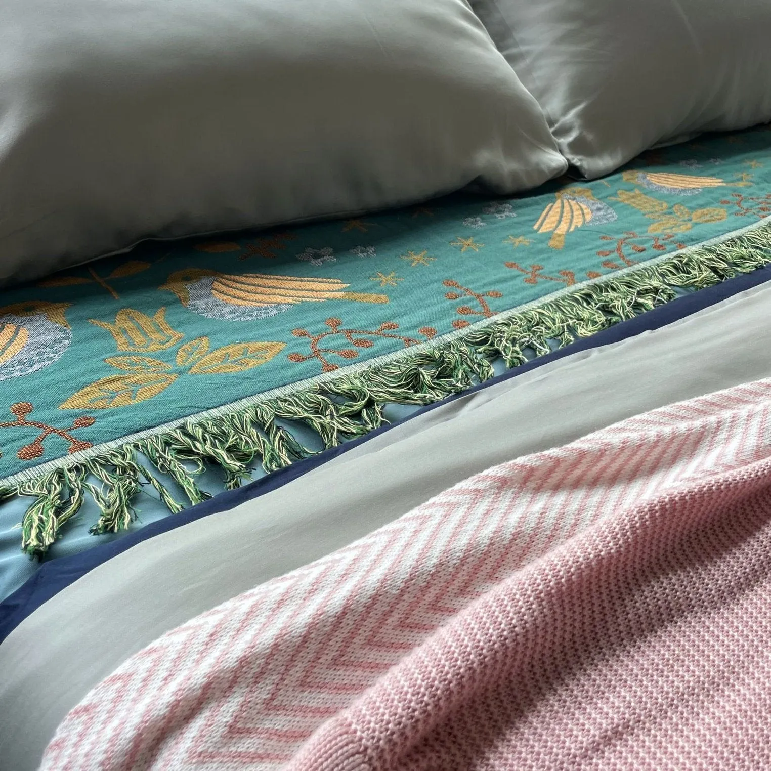 Kalina~ Bamboo Knitted Blanket