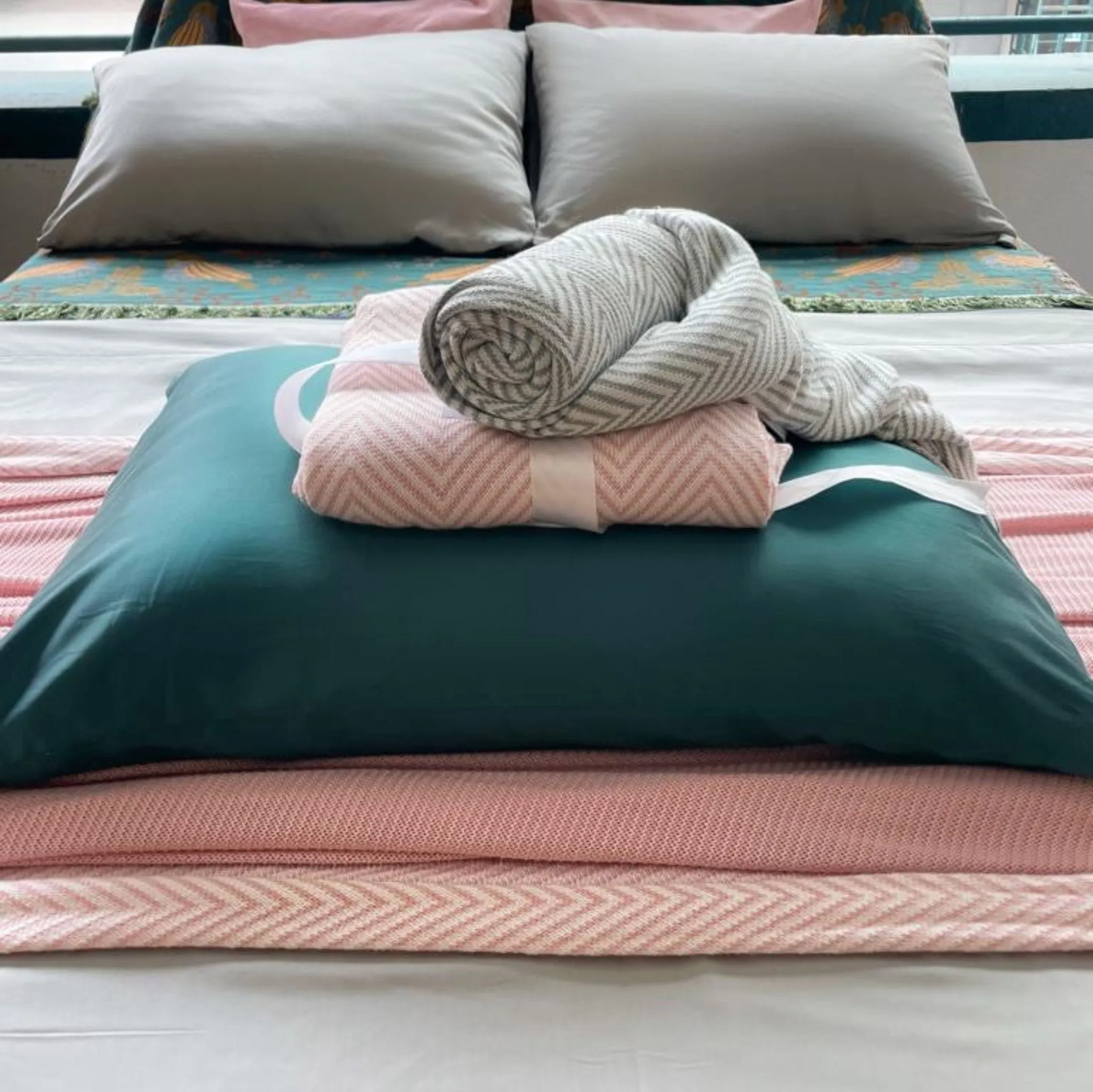Kalina~ Bamboo Knitted Blanket