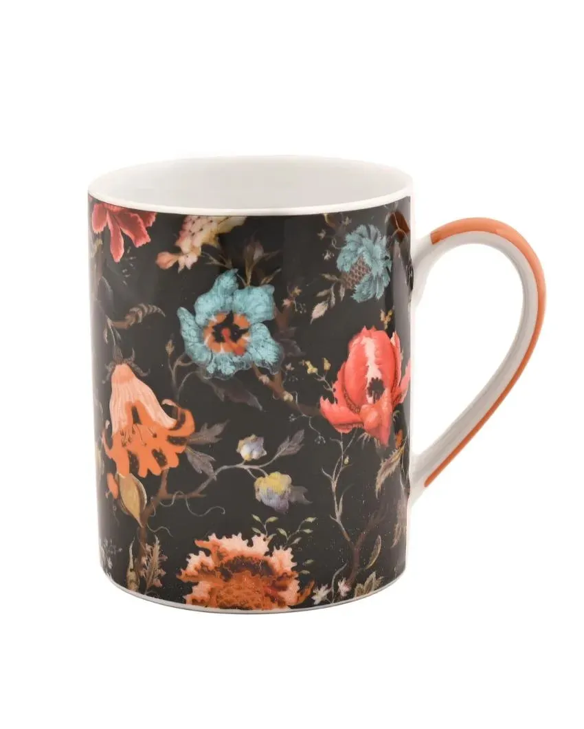 Kashmir Porcelain Coffee Mugs | Set of 2