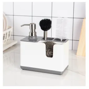 Kitchen Cleaning Utensils Storage & Soap Dispenser