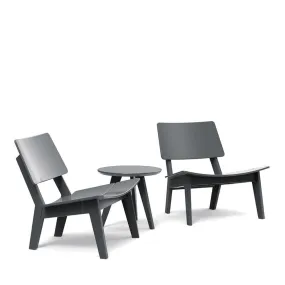 Lago Lounge Chairs with Satellite End Table Bundle
