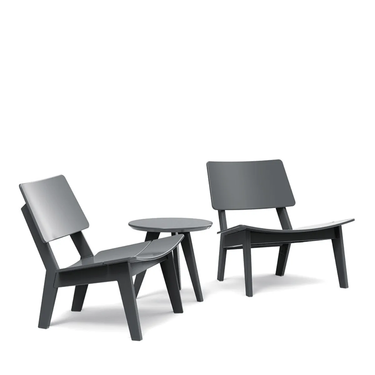 Lago Lounge Chairs with Satellite End Table Bundle