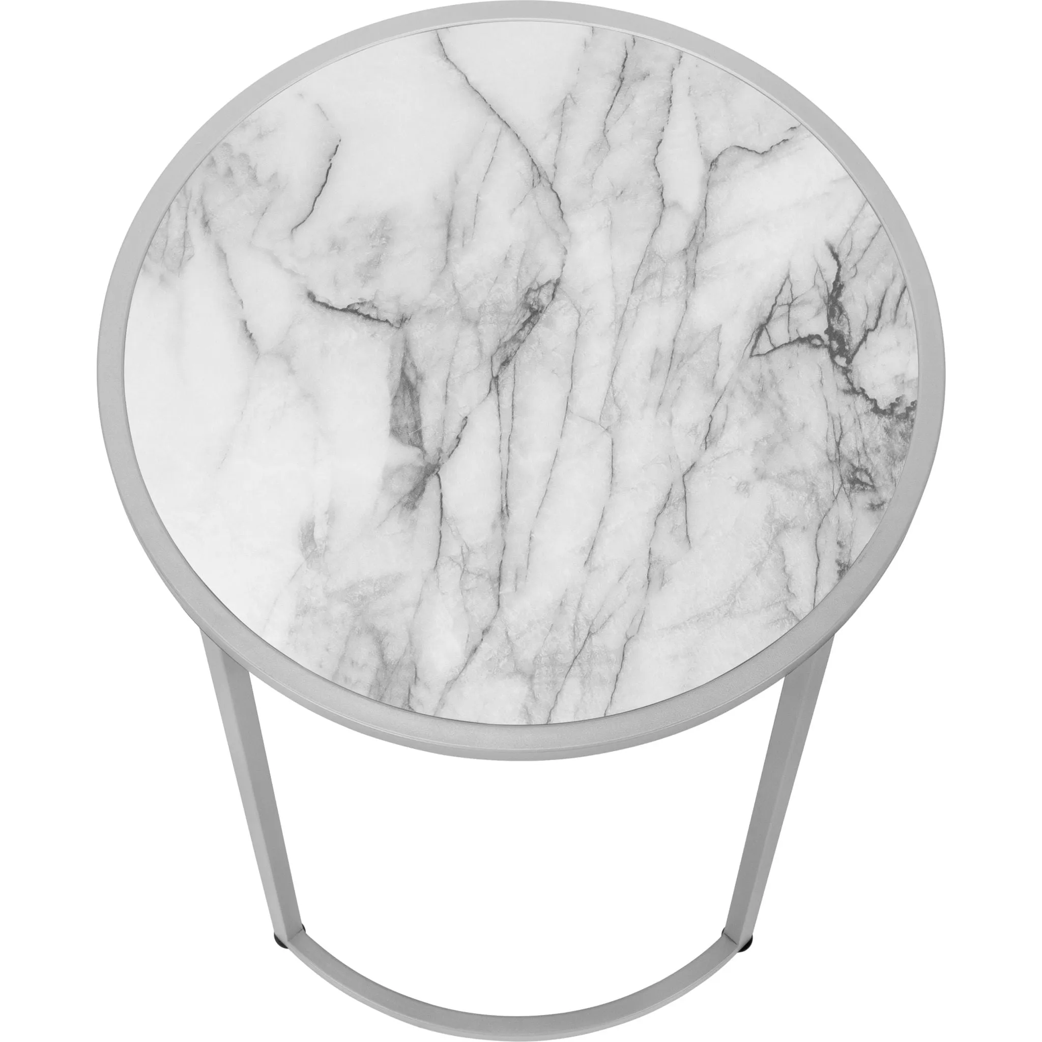 Lia Accent Table - White