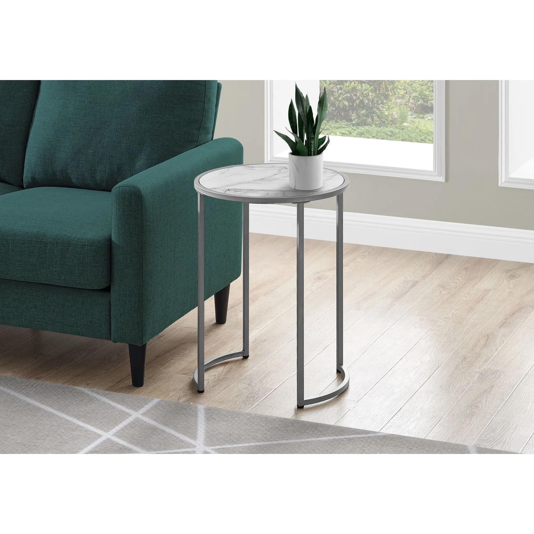 Lia Accent Table - White