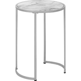 Lia Accent Table - White