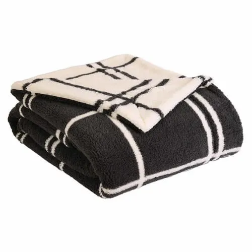 Life Comfort Reversible Sherpa Fleece Blanket