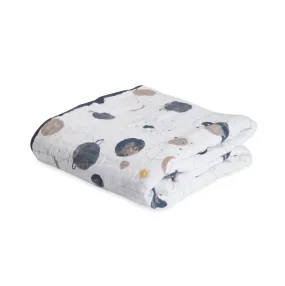 Little Unicorn Cotton Muslin Original Quilt (47"x47") / Planetary