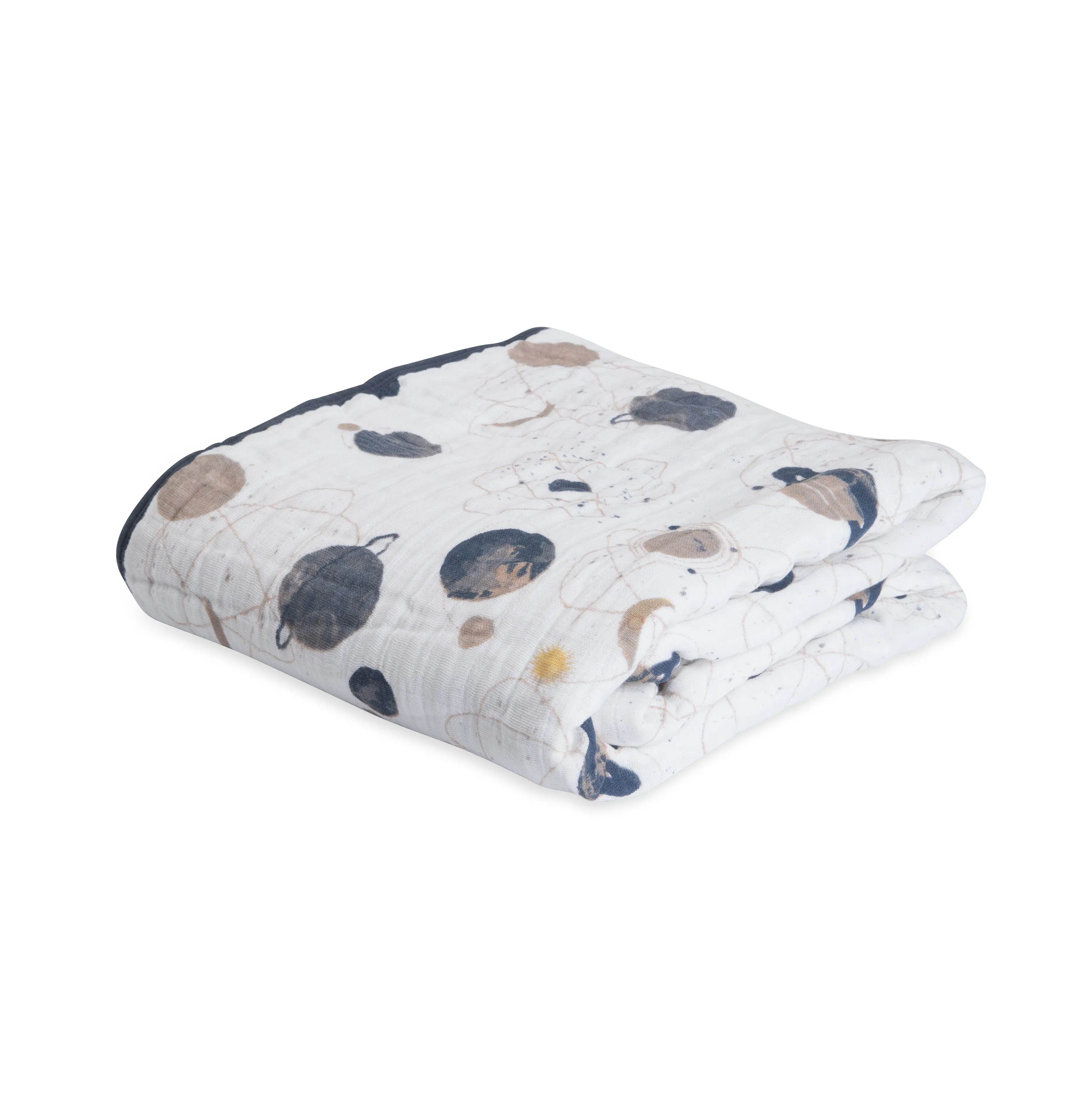 Little Unicorn Cotton Muslin Original Quilt (47"x47") / Planetary