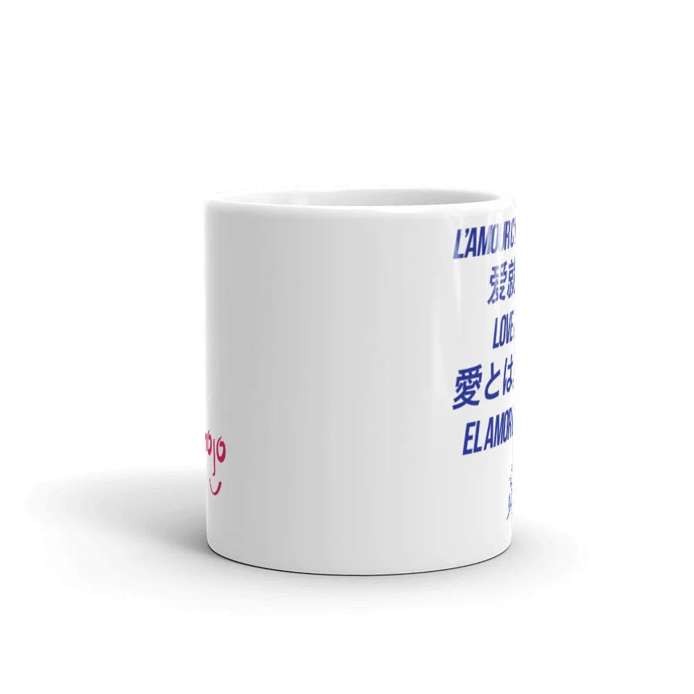 Love is Love Blue Mug