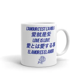 Love is Love Blue Mug