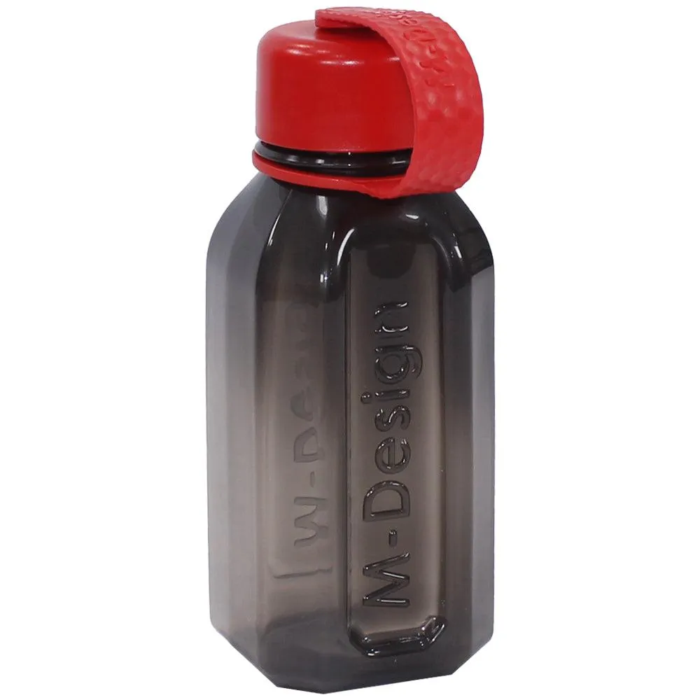 M Design Square Bottle with Strap 500ml - Black