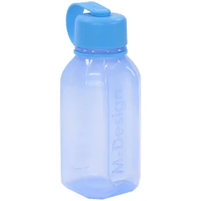M Design Square Bottle with Strap 500ml - Blue