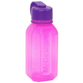 M Design Square Bottle with Strap 500ml - Pink
