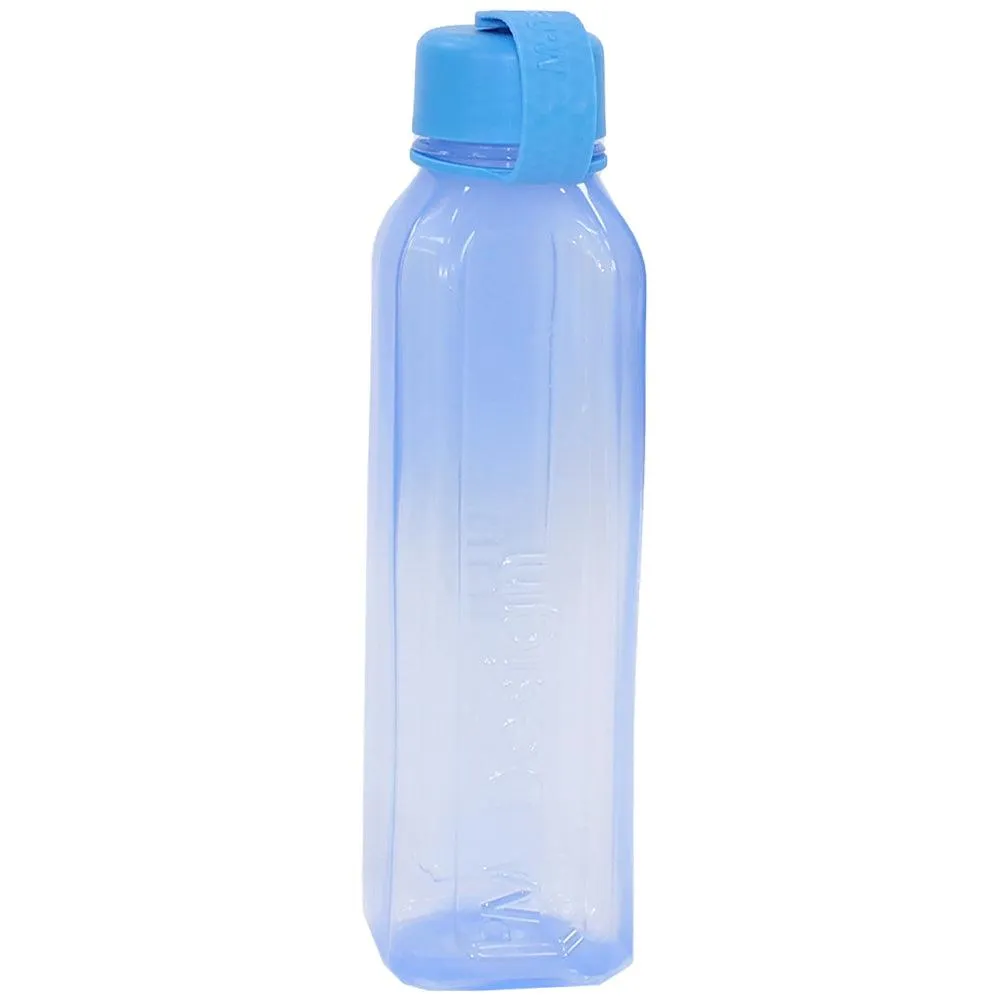 M Design Square Bottle with Strap 800ml - Blue