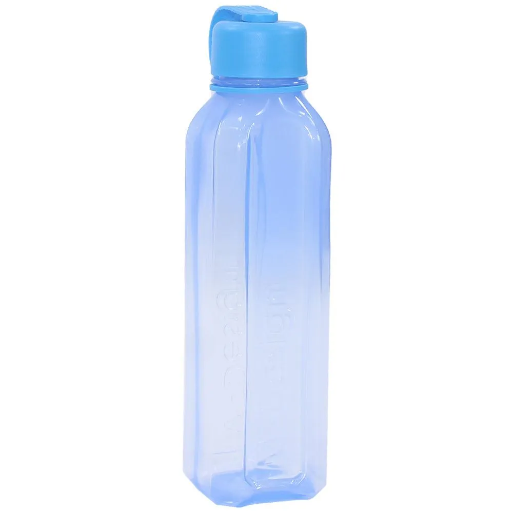 M Design Square Bottle with Strap 800ml - Blue