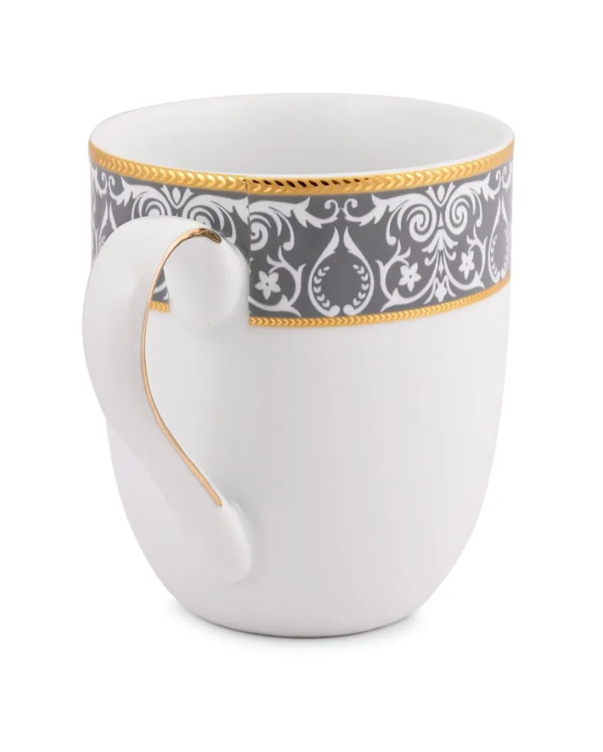 Mehndi Patterned Verona Big Coffee Mugs | Set of 2