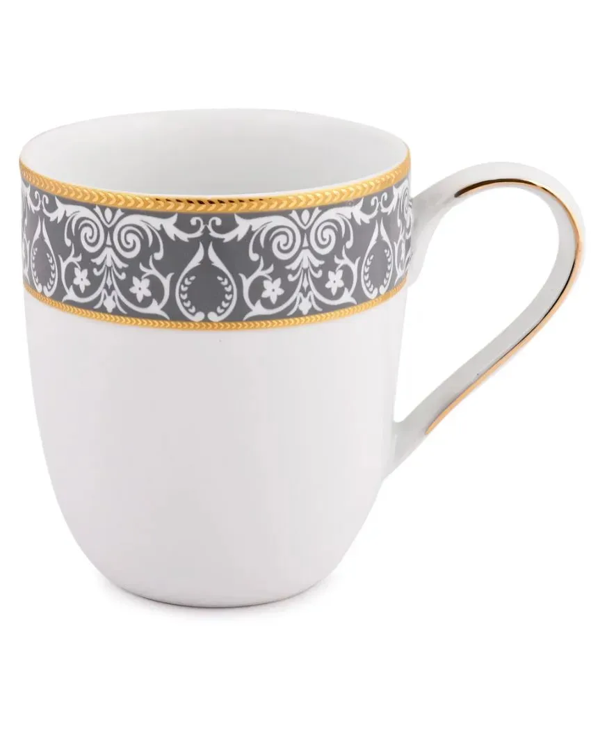 Mehndi Patterned Verona Big Coffee Mugs | Set of 2