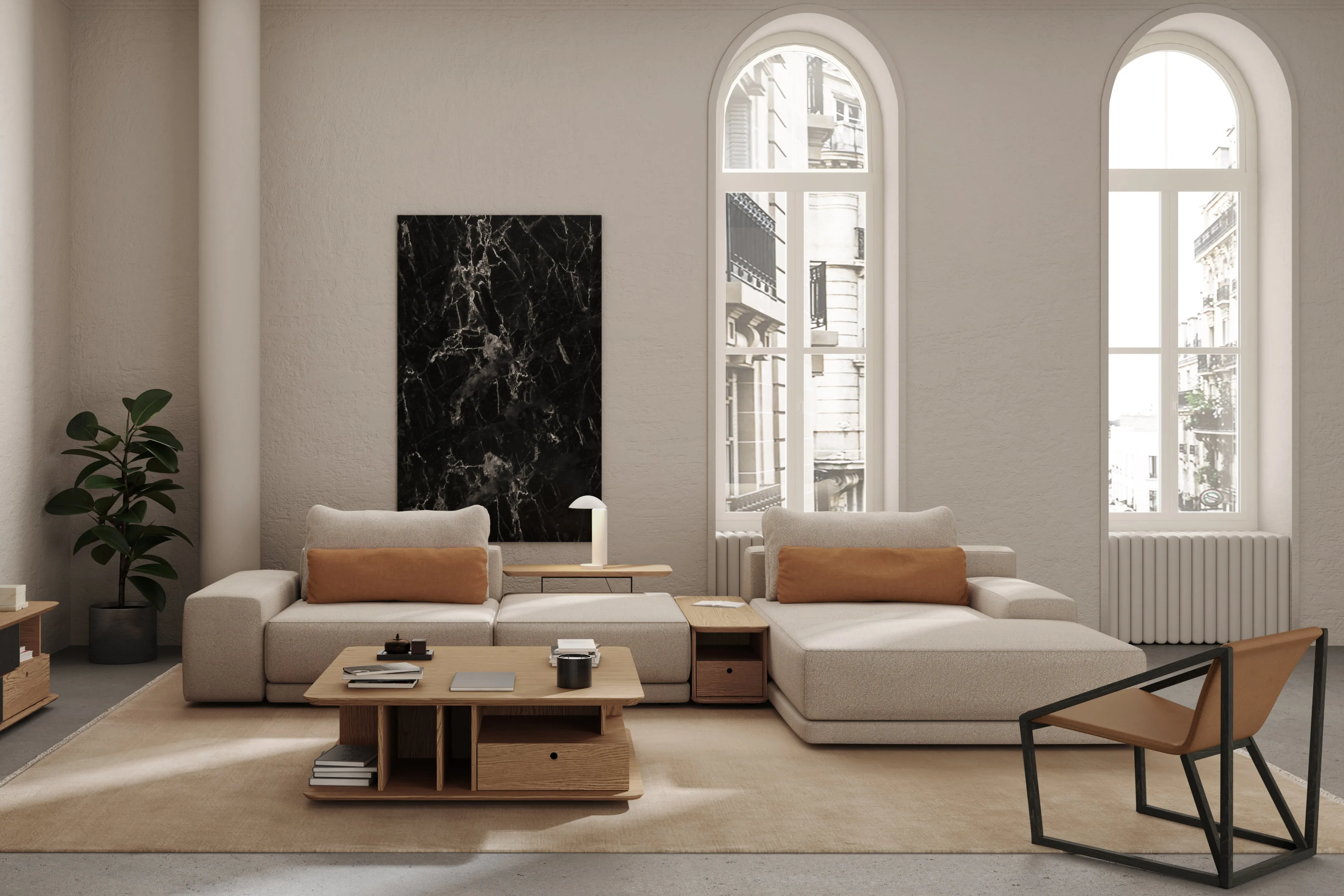 Milton Rectangle Side Table