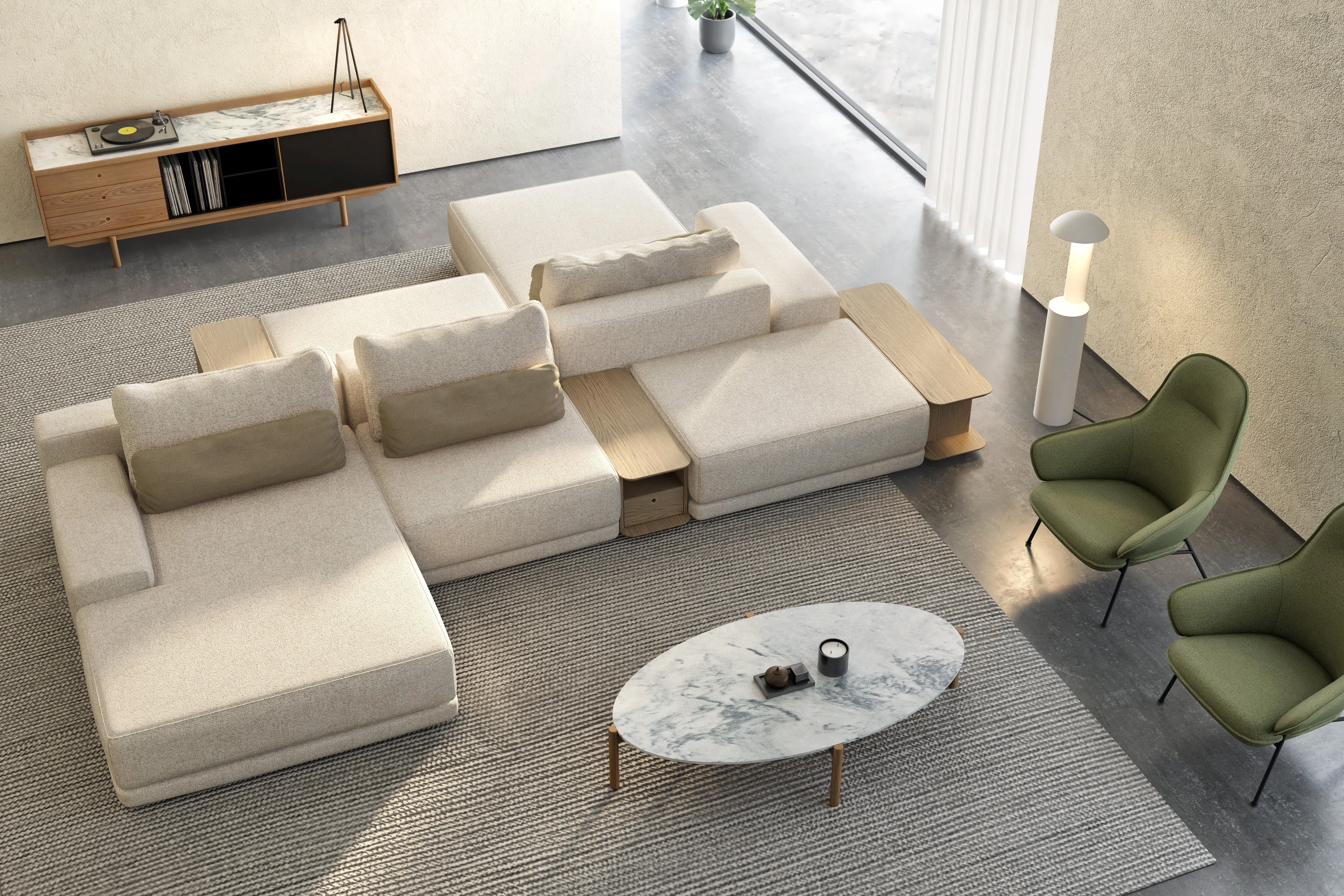 Milton Rectangle Side Table