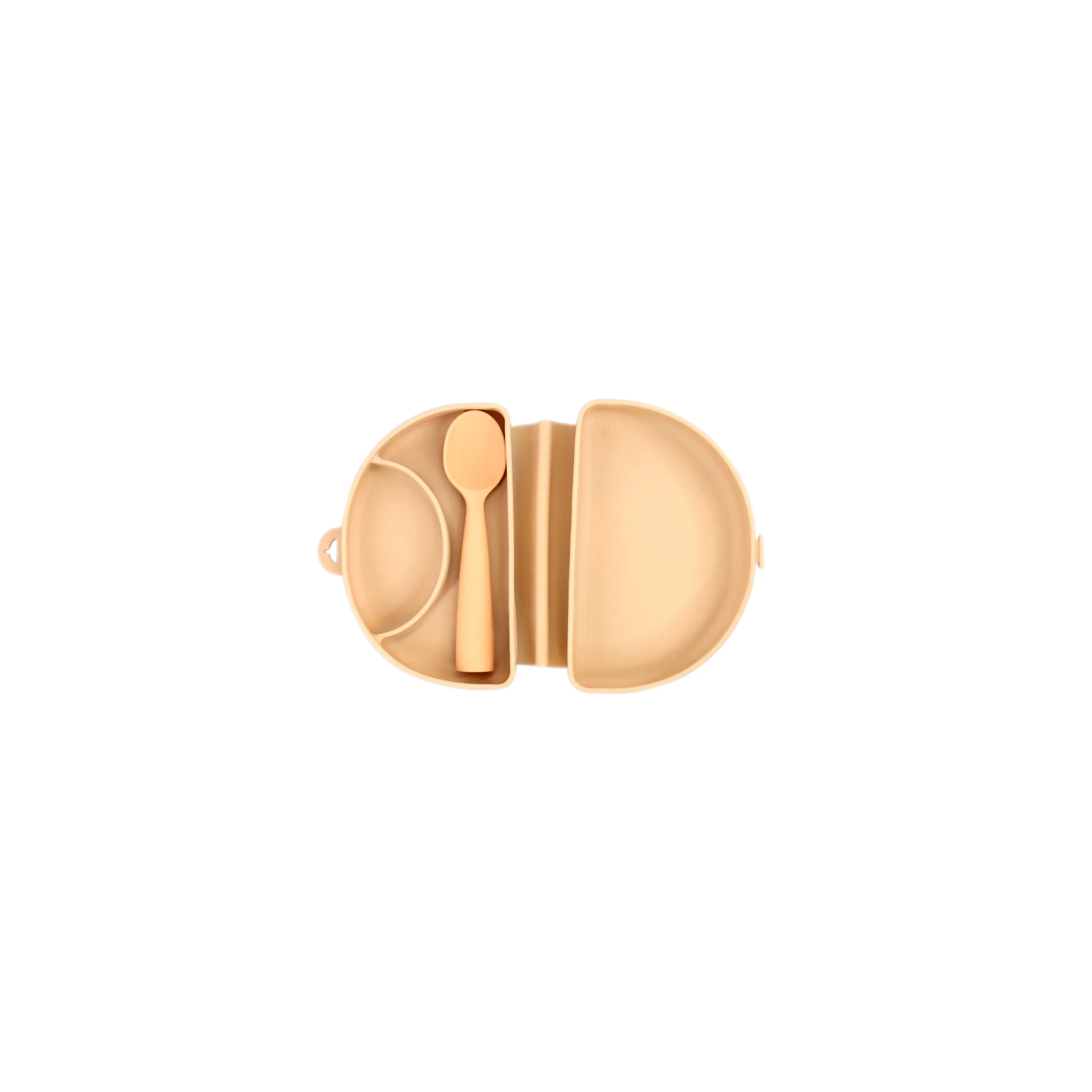 Miniware Fold and Scoop Set - Almond Butter - Brown