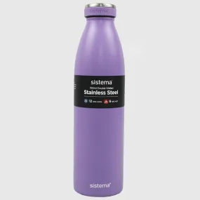 MISTY PURPLE SISTEMA HYDRATION 750ML STAINLESS STEEL BOTTLE