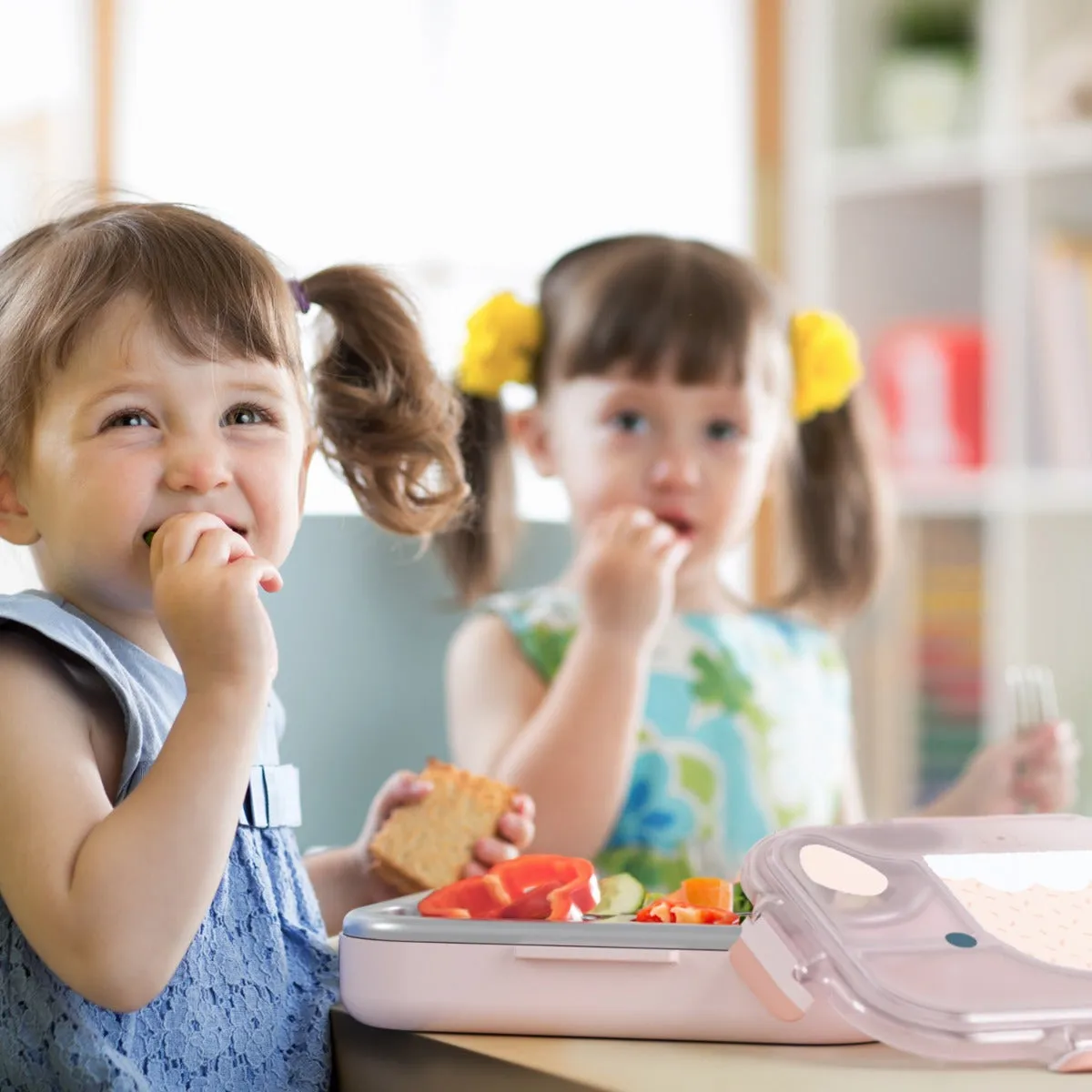 Monbento Wonder Kids Lunch Tray - Pink Sheep