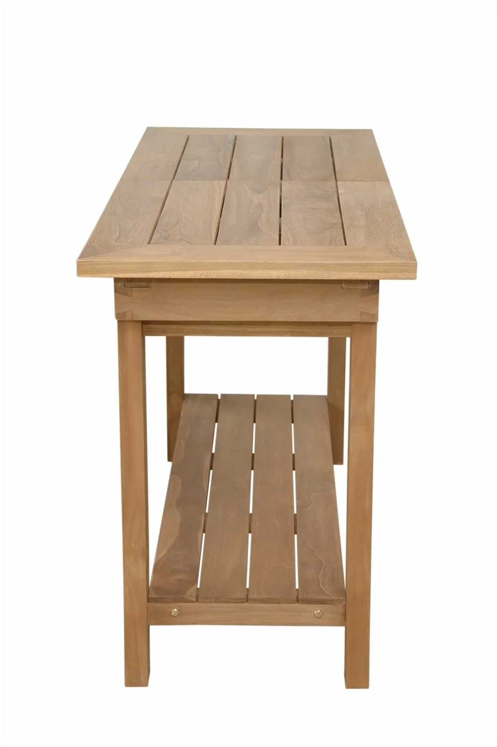 Nautilus Console Table w/ SS Container, 30 H x 21 W x 48 L, Delivered Free, Arrives in 5-9 Working Days For Easy Assembly.