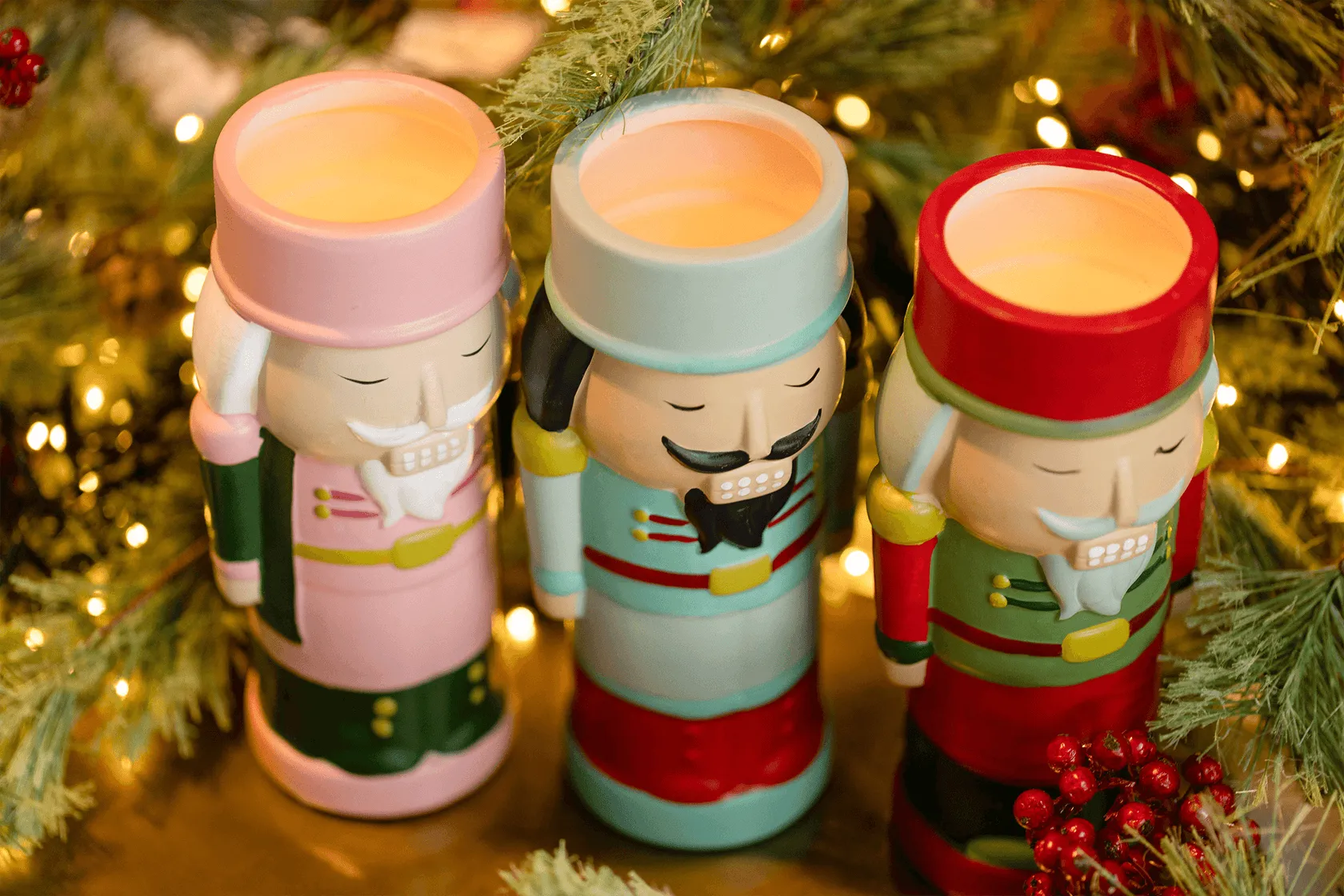 Nutcracker Candle Red