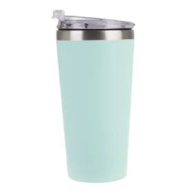 Oasis S/s Double Wall Insulated 'travel Mug' 480ml - Matte Mint