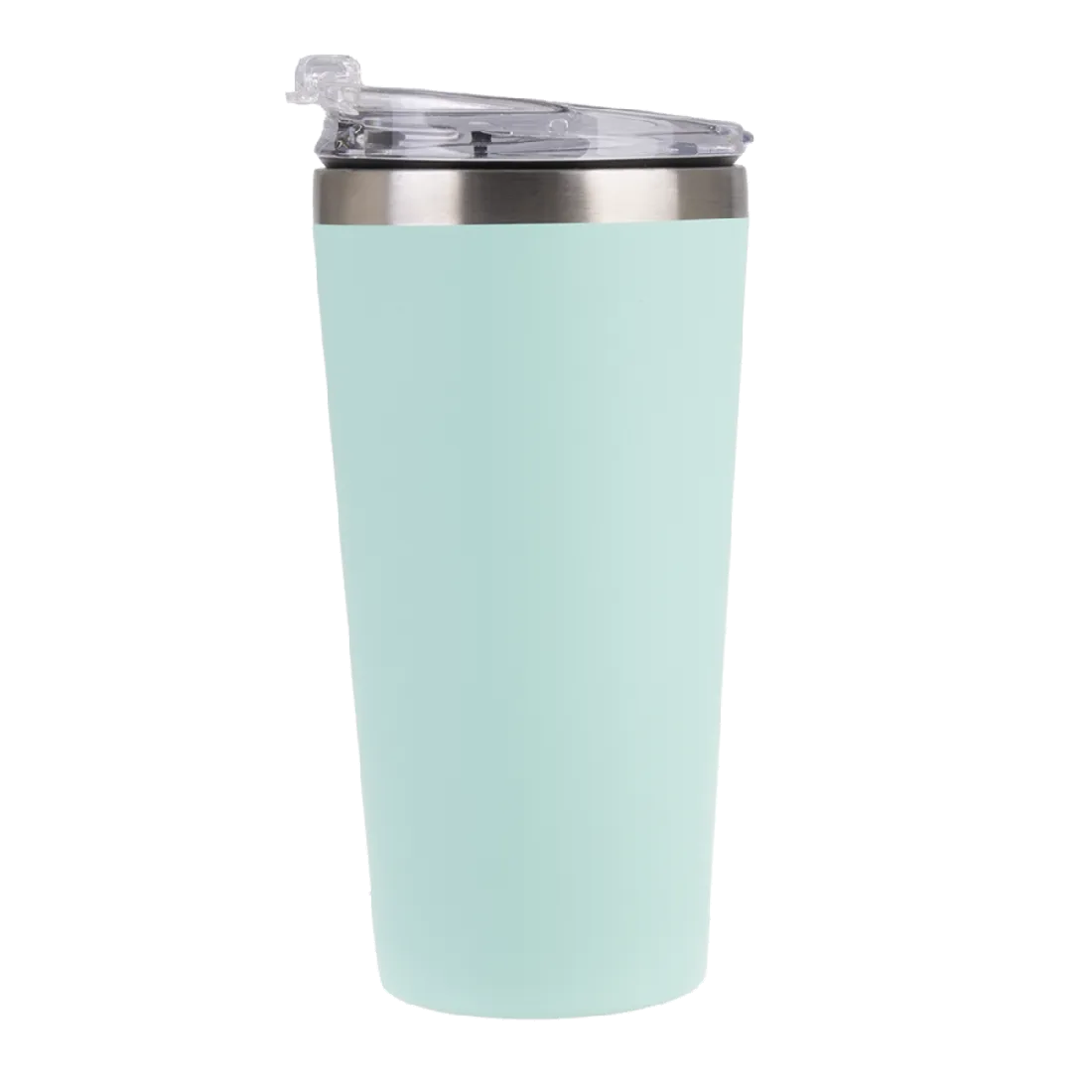 Oasis S/s Double Wall Insulated 'travel Mug' 480ml - Matte Mint