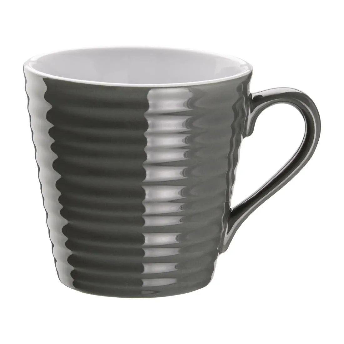 Olympia Cafe Aroma Mug Charcoal - 340ml 11.5fl oz (Box 6) - DH634