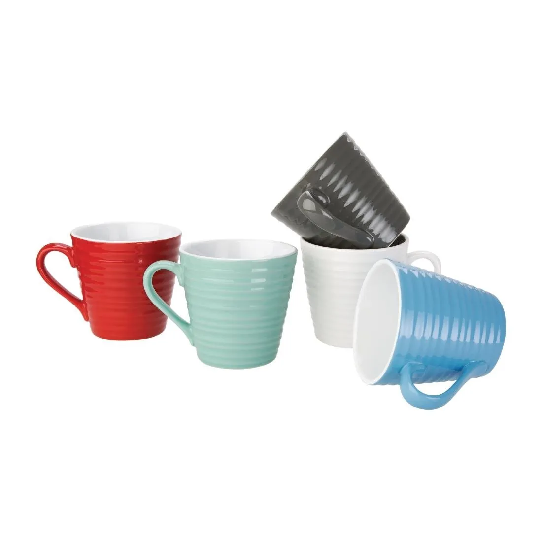 Olympia Cafe Aroma Mug Charcoal - 340ml 11.5fl oz (Box 6) - DH634