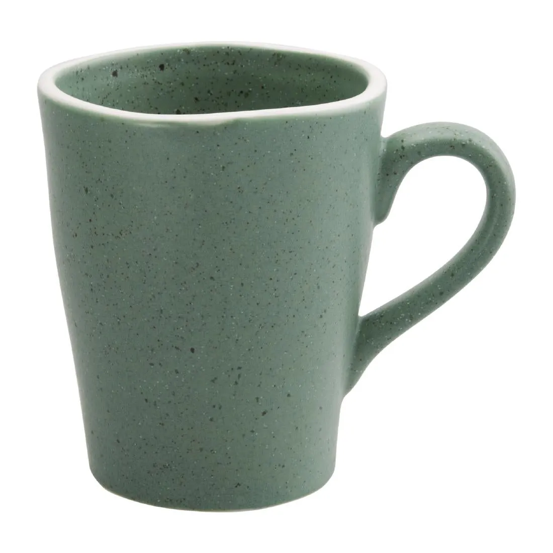 Olympia Chia Mugs Green 340ml (Pack of 6) - DR805
