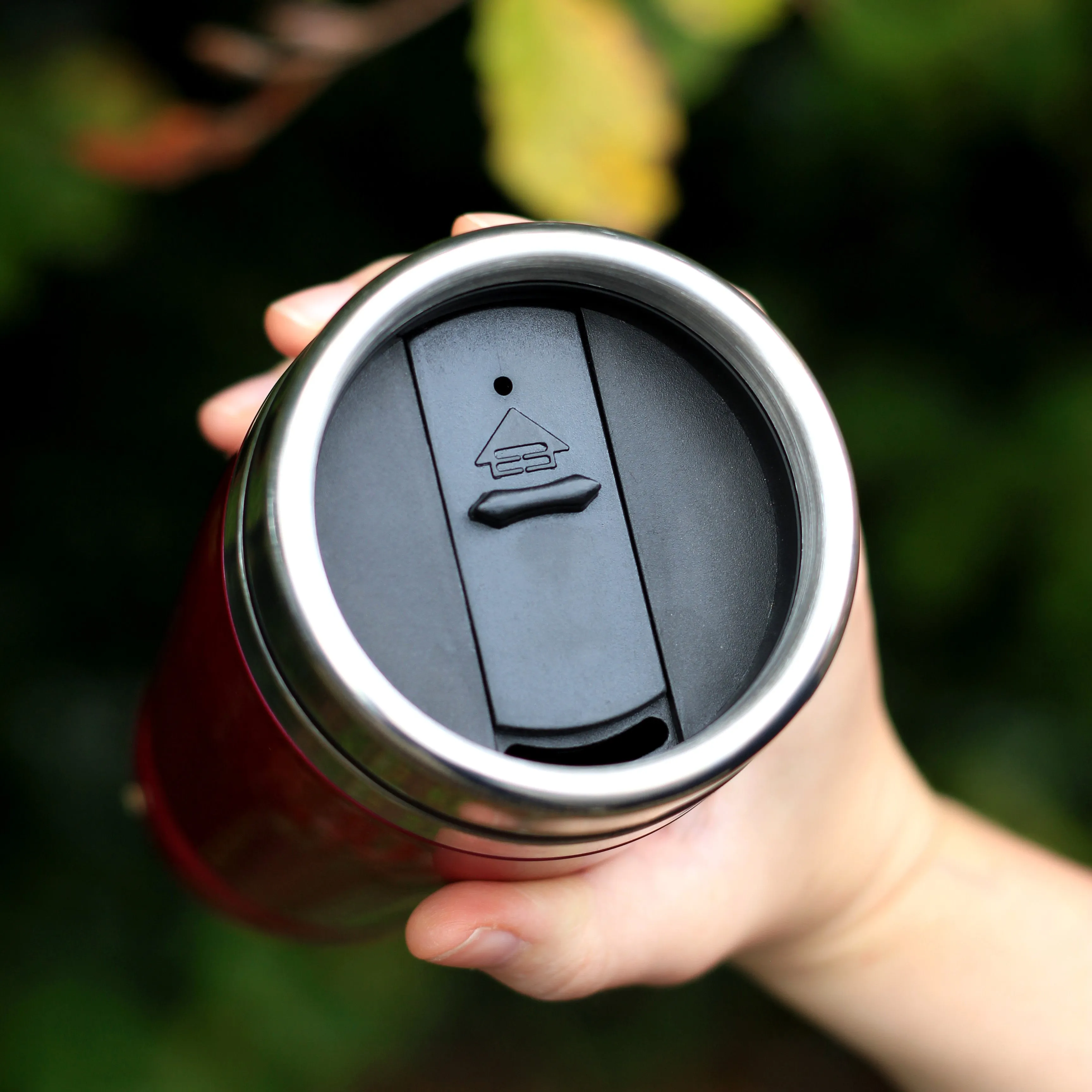 Personalised Stainless Steel Insulated Travel Flask Mug