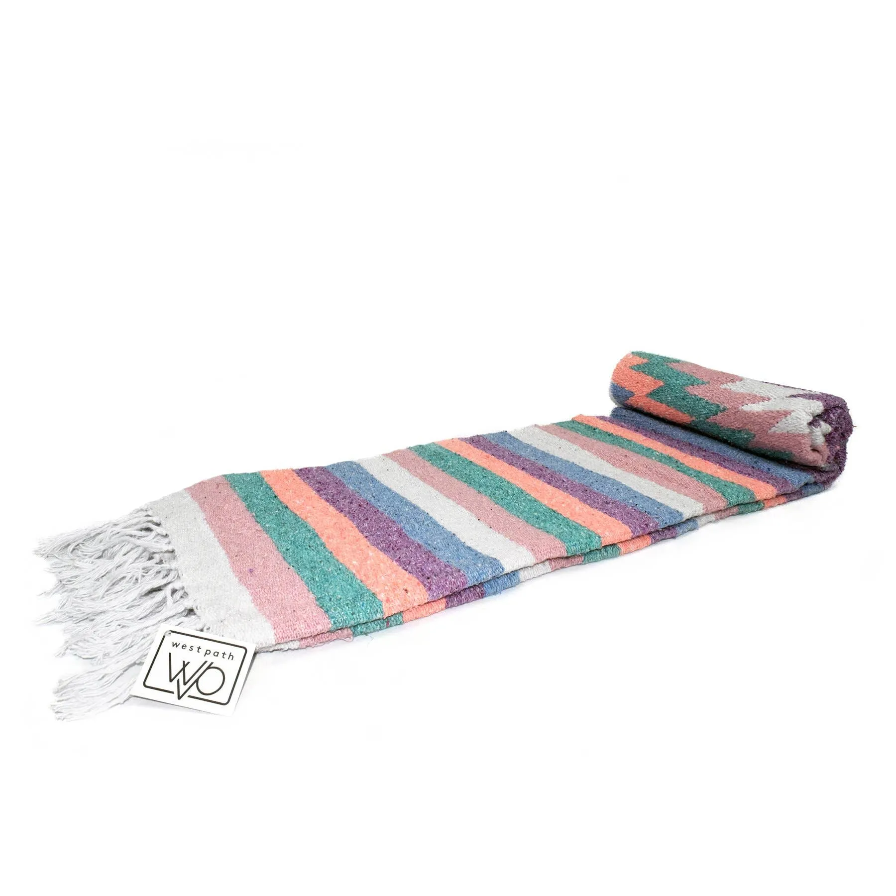 Purple Pastel Aztec Diamond Blanket